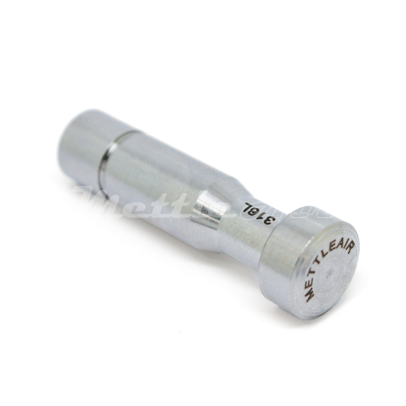 316L Stainless Steel Push To Connect Plug Fitting 3/16" OD