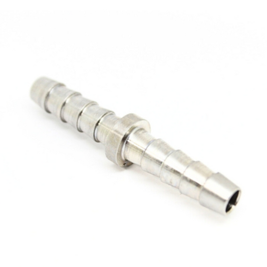 316L Stainless Steel 3/16" Hose ID Barb Splicer
