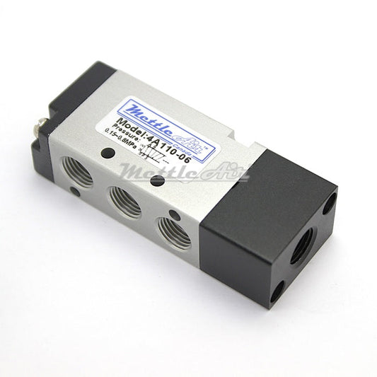 5 Ports 4 Way 2 Position Air Piloted Valve 1/8" NPT