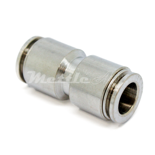 Nickel-Plated Brass Straight Union Push to Connect Fitting 1/8" OD