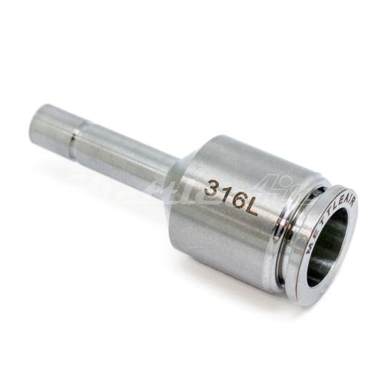 316L Stainless Steel Push To Connect Plug-In REDUCER 5/16" - 1/4" OD